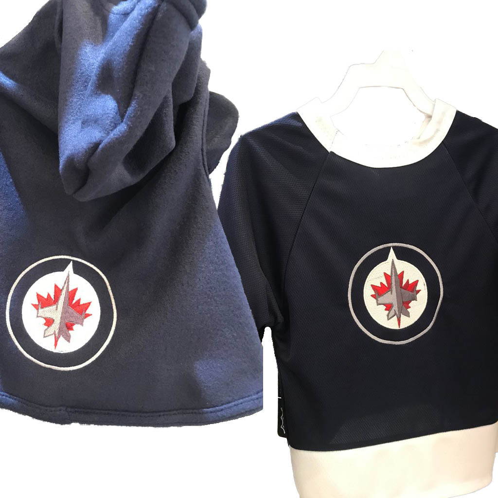  All Star Dogs NHL Unisex NHL Winnipeg Jets Cotton Hooded Dog  Shirt : Sports & Outdoors