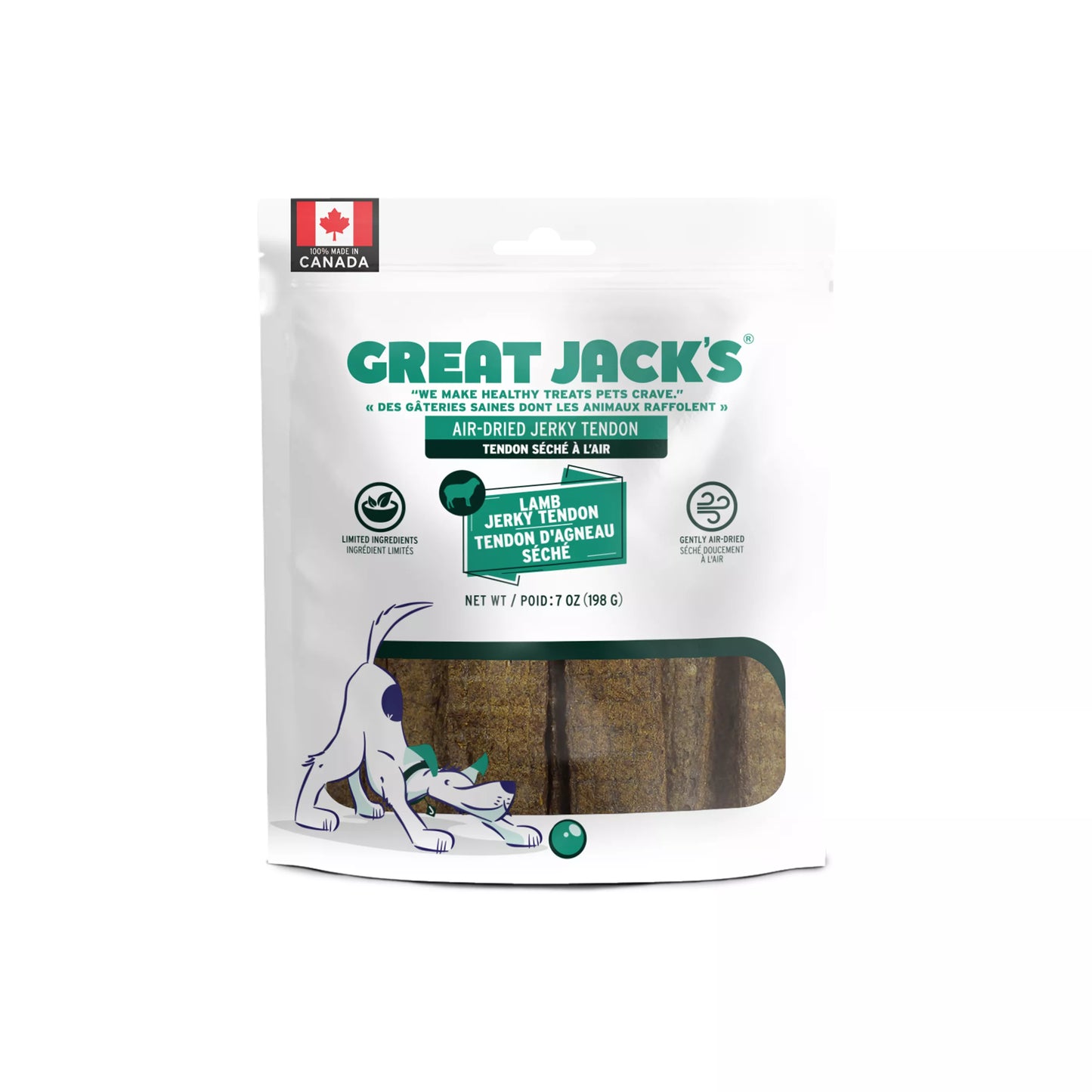 Great Jacks Lamb Jerky Tendon