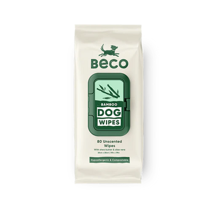 Beco Bamboo Unscented Dog Wipes