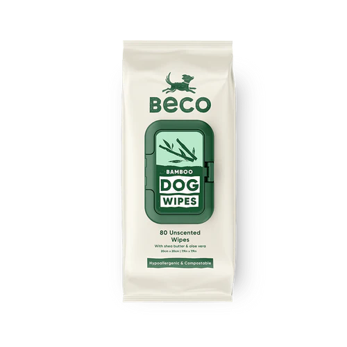 Beco Bamboo Unscented Dog Wipes