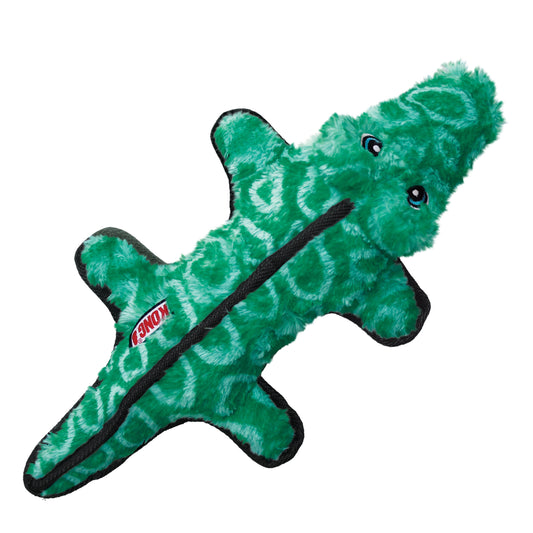 KONG Ballistic Alligator Dog Toy, Medium