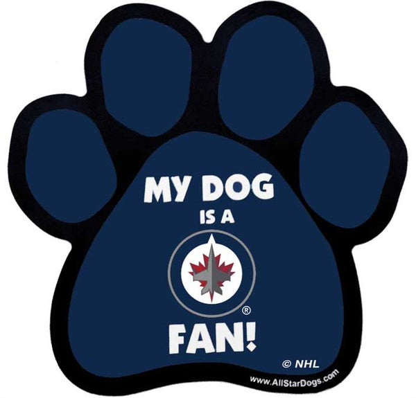 My Dog is a Jets Fan Car Magnet