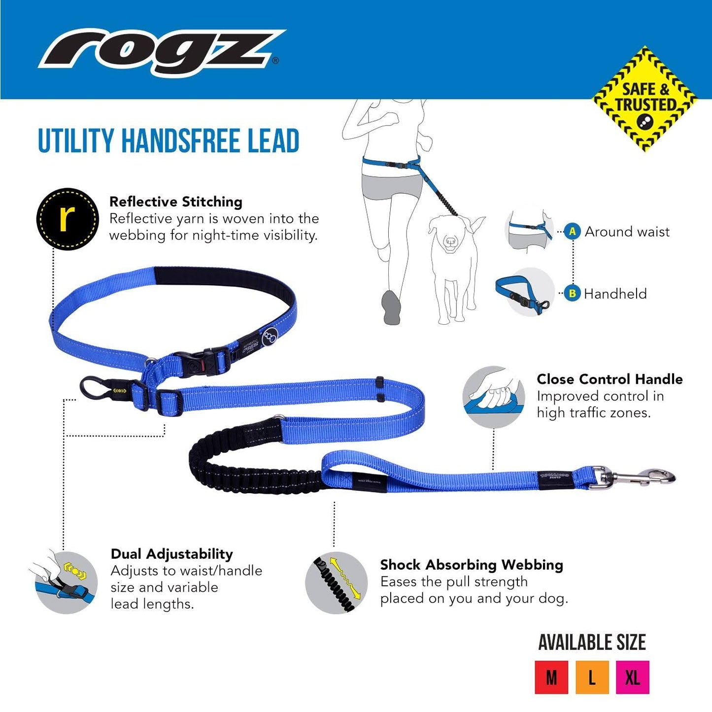 Rogz Handsfree Lead