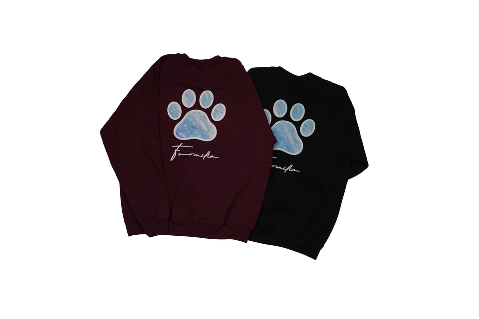 Furmilia Paw Print Crewneck