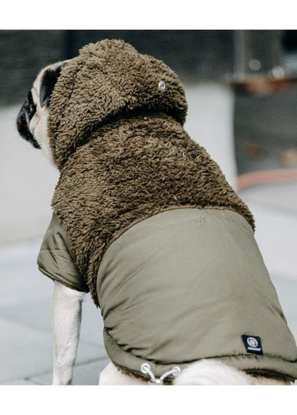Silver Paw Green Quilted Jacket
